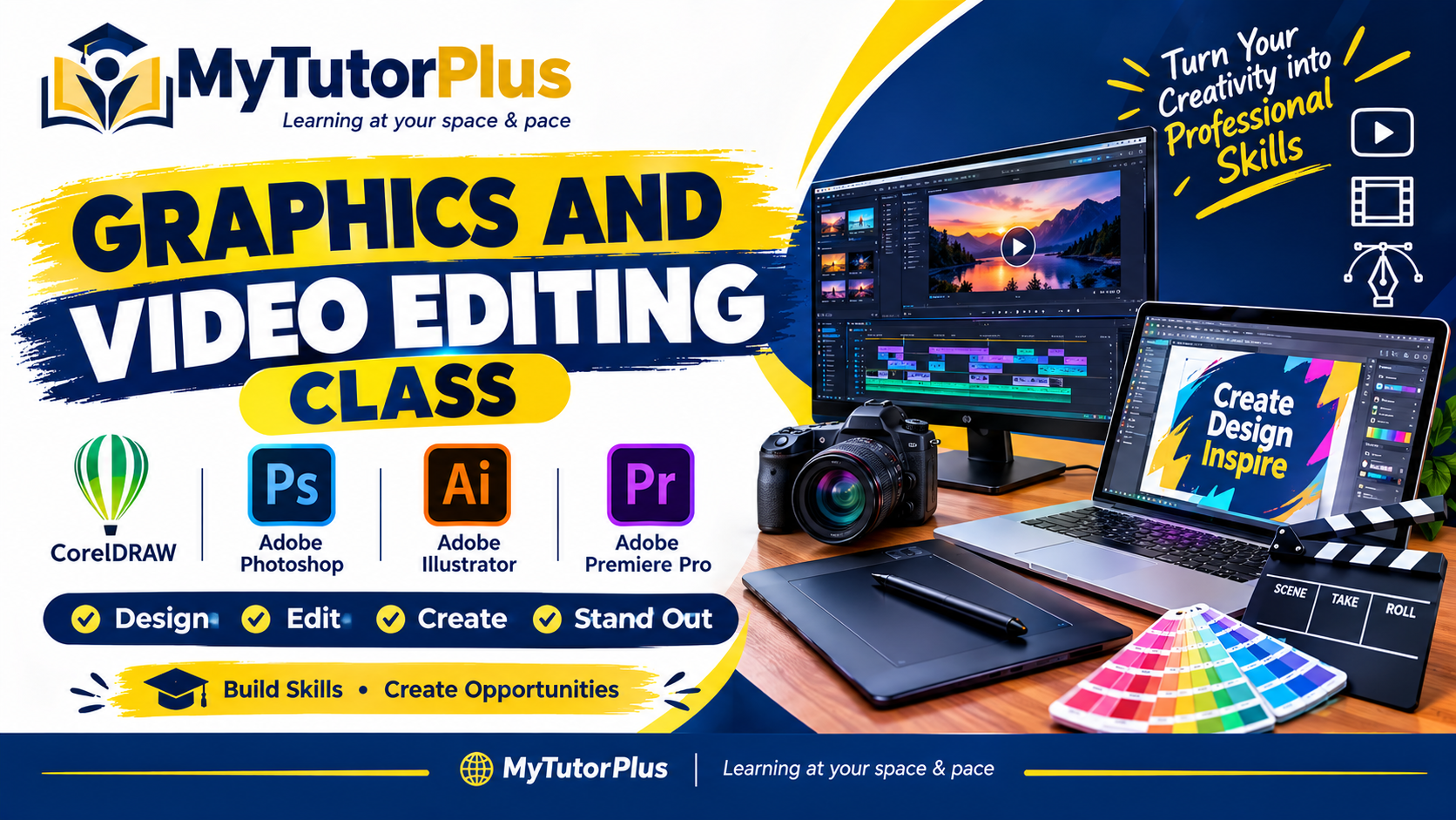GRAPHICS AND VIDEO EDITING CLASS