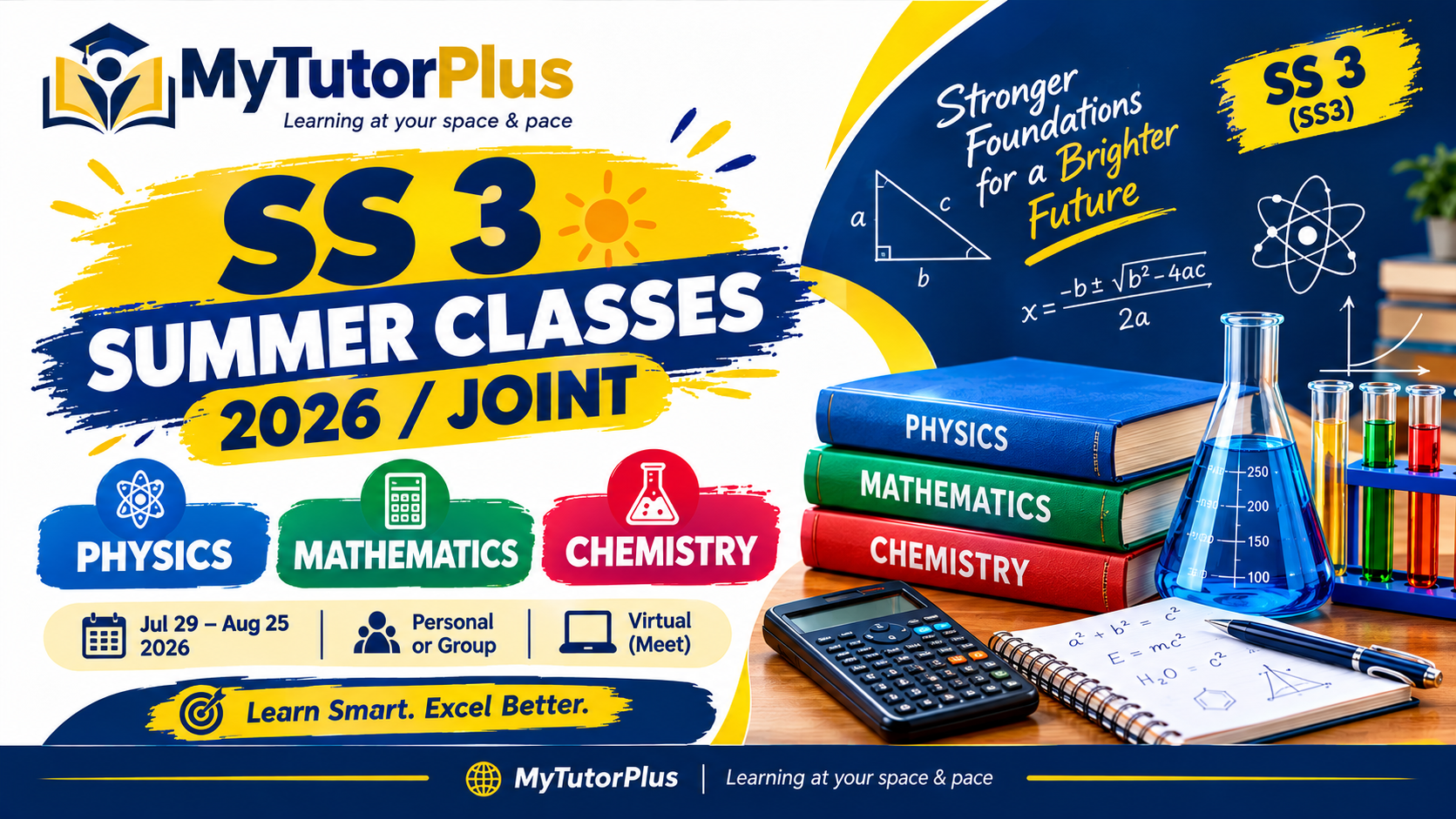 SS3 SUMMER CLASSES AUG 2026/JOINT